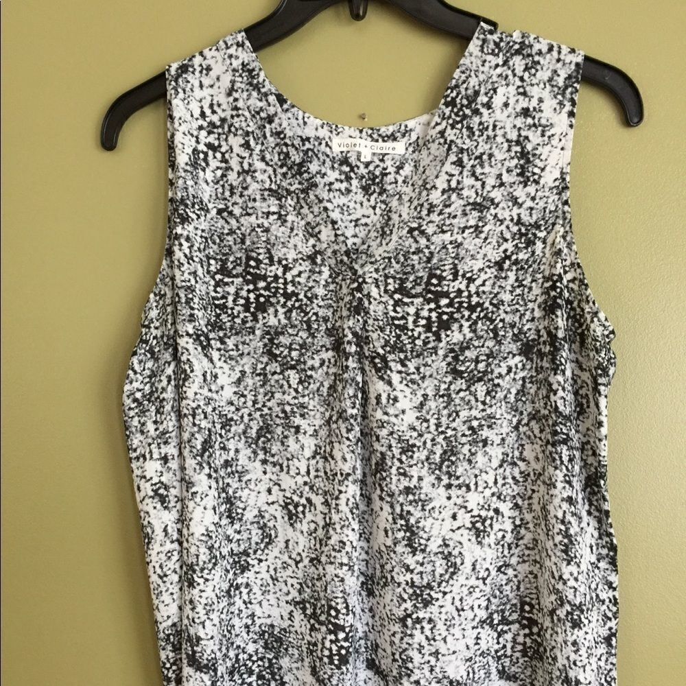 VIOLET + Claire sheer summer tank